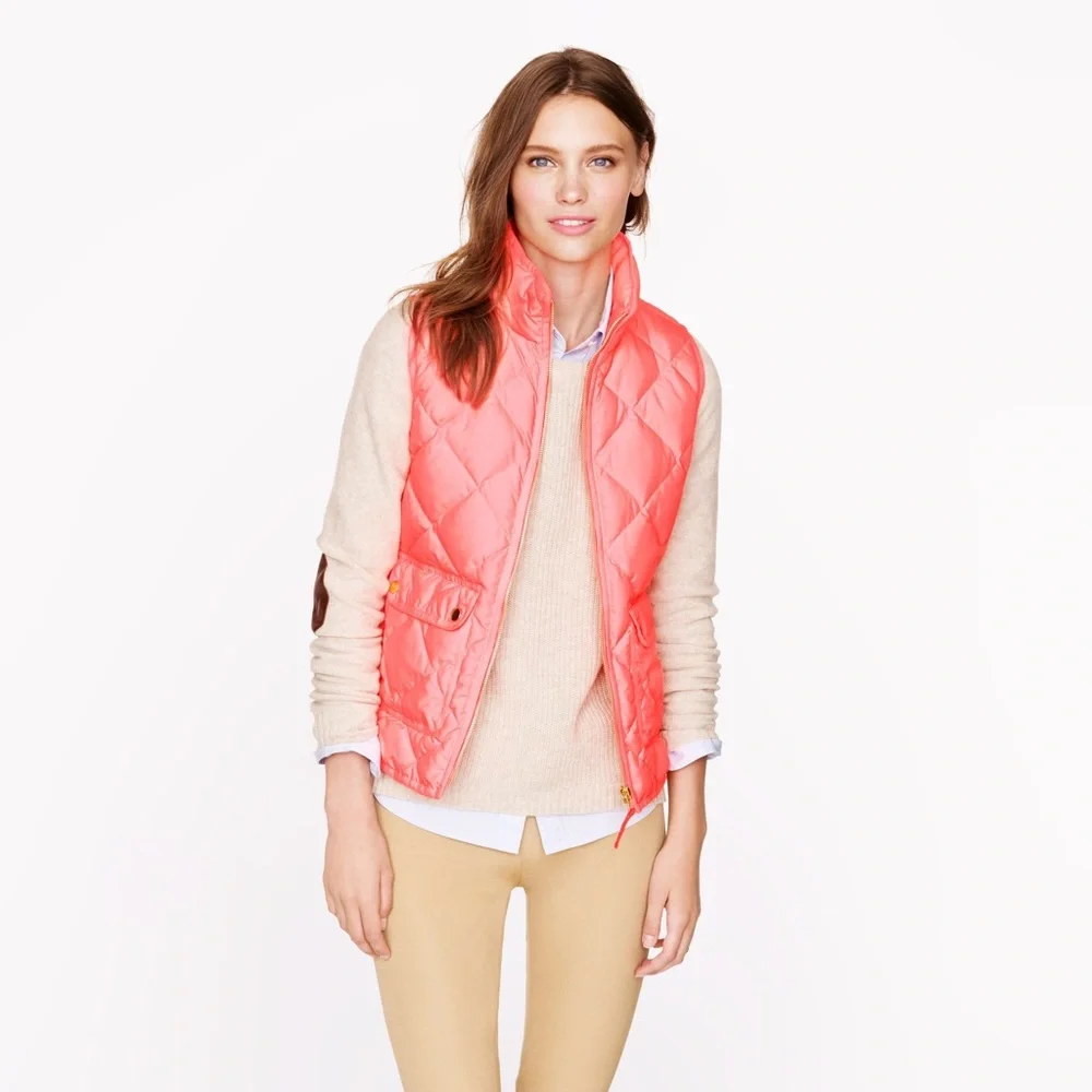 Jcrew quilted excursion vest XS